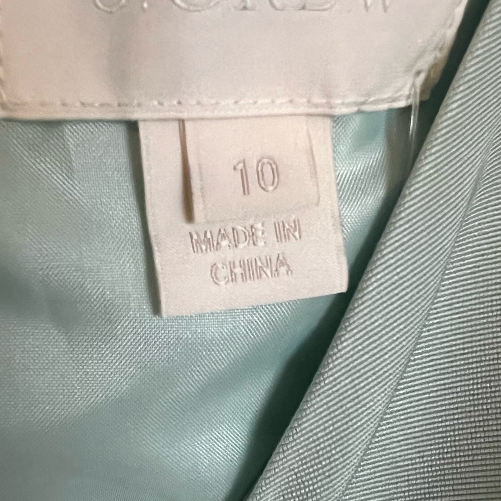 J.Crew mint green cocktail wedding and party dress - Picture 2 of 6